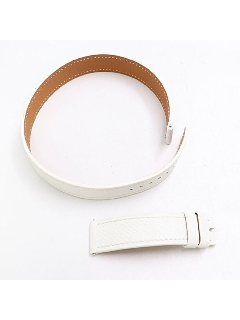Hermes Leather Strap White Color 16 Watch